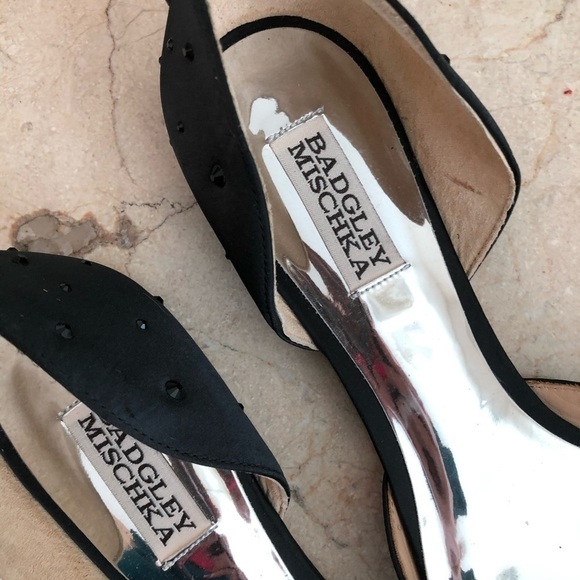 Badgley Miscka Women’s Haddie Loafer Flat Missing The Front Crystal Flower - Picture 13 of 16